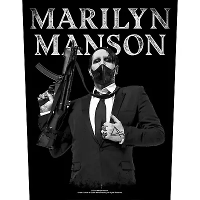 Marilyn Manson Machine Gun Jacket Back Patch Official Heavy Metal New • $12.80