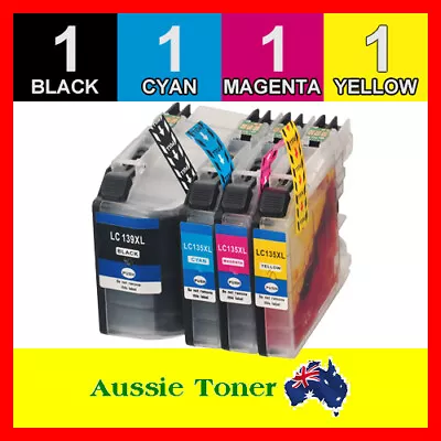 4x Ink LC-139XL LC-135XL BCMY For Brother MFC-J6520DW MFC-J6720DW MFC-J6920DW • $18.90