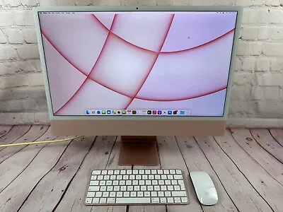 Apple IMac 24  4.5K Retina 2021 - 256GB SSD 16GB Ram - 8C CPU 8C GPU M1 - Pink • £1069.99