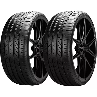 (QTY 2) 235/35ZR19 Lexani LX-Twenty 91W XL Black Wall Tires • $189.98