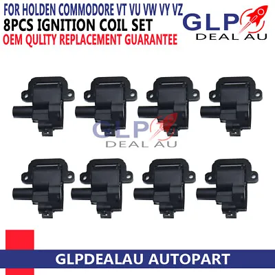 8 Ignition Coil Holden For Commodore VU Ute VX One Tonner Adventra VY VZ 5.7L • $152.21