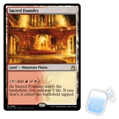 SACRED FOUNDRY Ravnica Remastered Magic MTG MINT CARD • $15.99