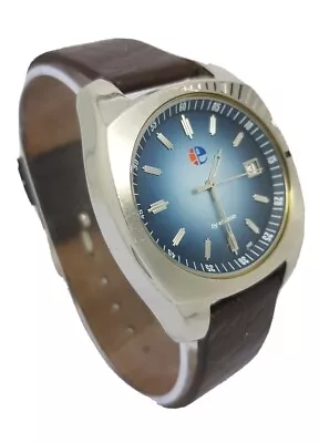 Ellesse Ladies Retro S/Steel Blue Dial Watch 90s 03-0170 Date Function A5 • $49.77