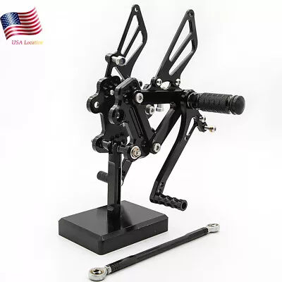 For ZZR600 2005-2008 ZX9R ZX900F 1999-2003 Motorcycle Rearset Footrest Footpegs • $109.29