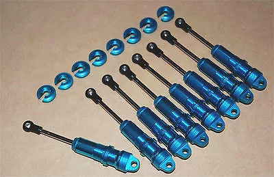 High Performance Big Bore Shocks Fit Tamiya TNX Terra Crusher Blue • $85.58