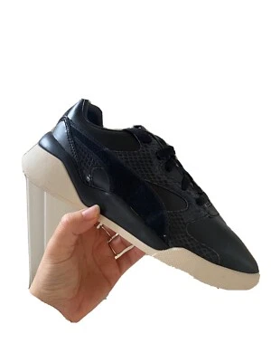 $39 • Buy Puma Women's Sneakers Black Leather Eu37 With Out Box（Brand New Genuine）