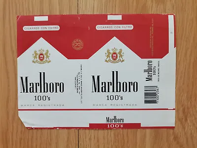 Opened Empty Cigarette Soft Pack--100 Mm-Mexico-Marlboro • $2