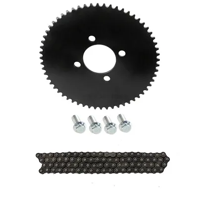 60T Rear Sprocket Kit 51mm With #35 Chain Mini Bike Go Cart Scooter Quad Razor • $38.87