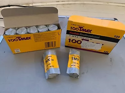 Kodak T-Max 100 120 Professional Roll Film Black And White 7 Rolls Expired • £10