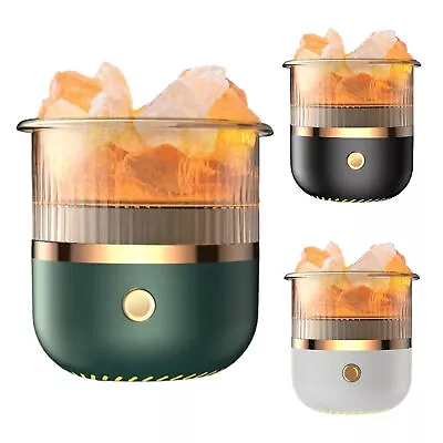Salt Lamp Diffuser Salt Lamp Oil Diffuser Colorful Atmosphere Lamp Humidifier • $44.41