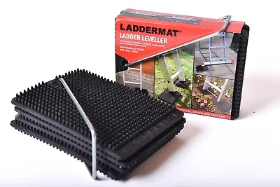 LADDERMAT Anti Slip Ladder Leveller - Adjustable Rubber Plate Leveller  • £26.50