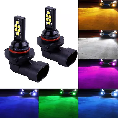 SOCAL-LED 2x HB3 9005 Daytime Light Bulb Bright Upgraded 3030 Colorful DRL Lamp • $18.90