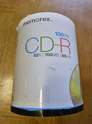 Memorex 100 Pack CD-R Discs 52x 700MB 80 Minutes • $1.29