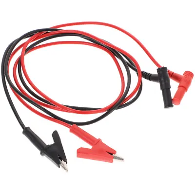 1 Pair Multimeter Cable Alligator Clips Testing Probe Test Cable Power Supply  • $9.49