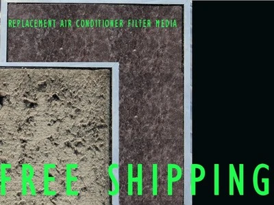 $20.99 • Buy Air Conditioner Return Air Filter Media Material Aircon 400x750mm Replacement 