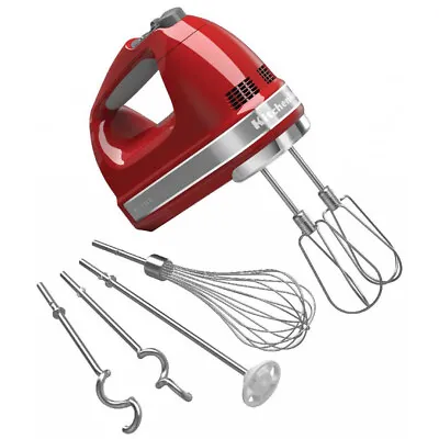 Kitchenaid 9 Speed Hand MixerEmpire Red KHM926AER • $179