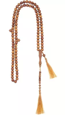 Sandalwood Tasbih 998mm Islamic Prayer Beads Muslim Rosary Male Beads Great Gift • $40