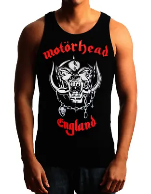 MOTORHEAD ENGLAND PUNK ROCK  Band Black Tank Top • $12.99