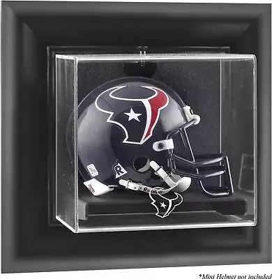 Texans Black Framed Wall-Mountable Mini Helmet Logo Display Case - Fanatics • $59.99