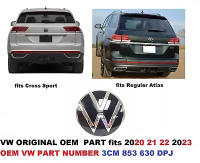 $32 • Buy 2020 2021 2022 2023 Volkswagen Atlas Rear Hatch Emblem 3CM 853 630 DPJ