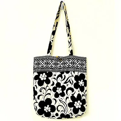 Vera Bradley Black And White Tote Bag In “Night And Day” Retired Pattern • $10