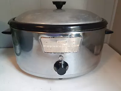 Vintage Full Range Cooking NESCO Electric Roaster Oven N-105 WORKS GREAT • $37.99