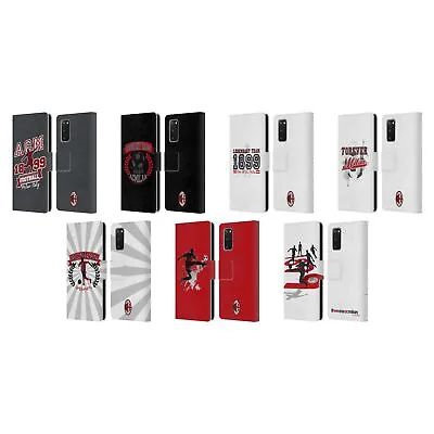 Official Ac Milan Teens Leather Book Wallet Case Cover For Samsung Phones 2 • £19.95