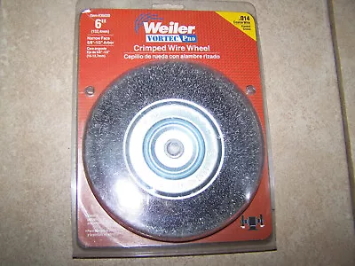 Vortec Pro® Crimped Wire Wheel 6 In D .014 Carbon Steel 6000 Rpm Retail Pk • $14.95