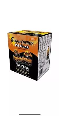 5-Hour Energy Shot Extra Strength Peach Mango (1.93 Fl. Oz. 24 Ct)  • $58.99