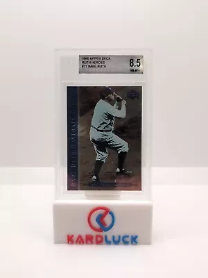 1995 Upper Deck Babe Ruth Heroes #77 Beckett 8.5 TC1 • $0.99