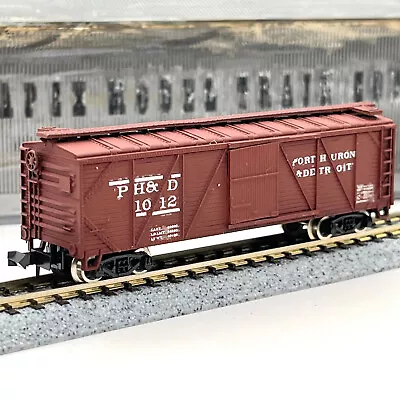 Unbranded Custom Decorated Port Huron Detroit Wood Sheathed Boxcar 1012 N Scale • $6.99