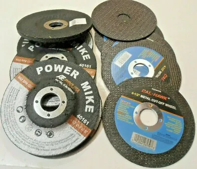 10 Pc. (5) 4-1/2  Inch Grinding Disc & (5) 4-1/2  Cut Off Wheel X 7/8  Arbor  • $17.95