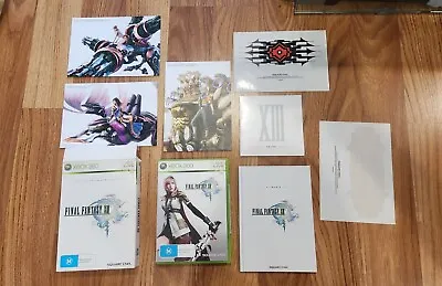 Final Fantasy XIII FF13 Limited Collector's Edition Xbox 360 PAL Nearly Complete • $59
