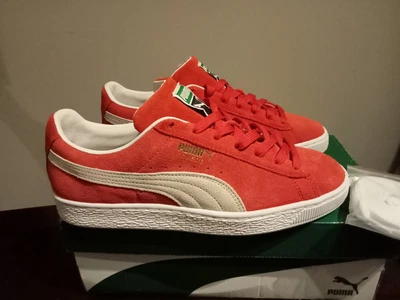 $56 • Buy Puma Suede Classic XXI US9 High Risk Red/Puma White New With Box.