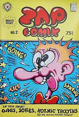 Apex Novelties ZAP Comix #2 #3 #4 #5 #6 Adult Lot Of 5 Boarded &Bagged • $104.99