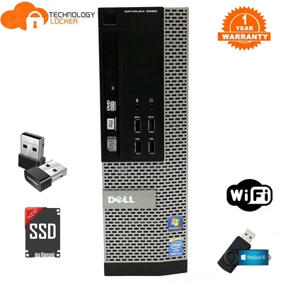 $203.15 • Buy Dell Optiplex 9020 SFF Desktop PC I7-4770 3.40 8GB RAM 256GB SSD NEW Win 10 Pro