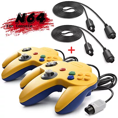 1/2 Classic Wired Controller Joystick For Nintendo 64 N64 Game System AU Stock • $24.77