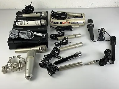 Convolute Microphones / Lot ( AkaiTeac Uher Grundig…)   Not Tested   • $170.94