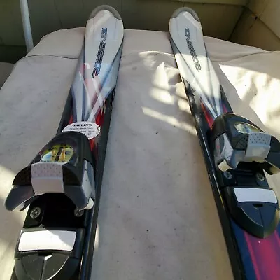 Rossignol Rebel J Skis X 110cm+Nice Salomon C305 Bindings Downhill Jr Youth Kids • $68.40