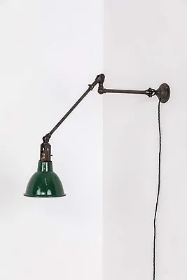 Vintage Industrial Antique Steel Dugdills Factory Machinist Task Lamp Light • $568.46