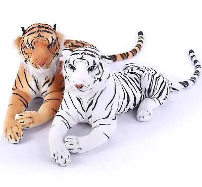 £19.49 • Buy Large Giant Tiger Teddy Leopard Wild Animal Soft Plush Stuffed Toy Up To 150cm