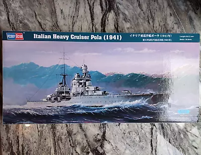 HOBBYBOSS 86502 1:350 Scale ITALIAN HEAVY CRUISER POLA (1941) Model Kit • £15