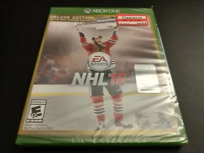 NHL 16 Deluxe Edition EA Sports Hockey Microsoft Xbox One BRAND NEW Yfold SEALED • $110.65