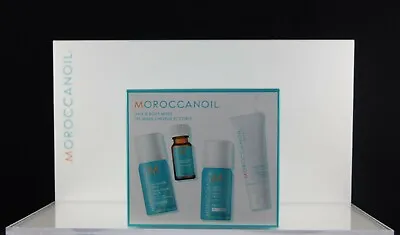 Moroccanoil Hair & Body Minis Set: Dry Texture/Treatment/Perfect Defense/Cream • $30.99