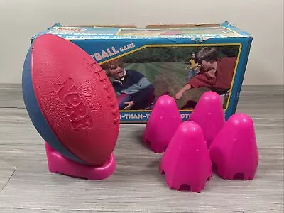 1988 Vintage NERF Football Parker Brothers Official Blue Pink Soft With Box • $499.99