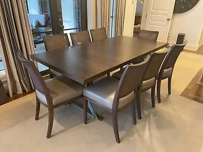 Dining Room Table Set 8 Chairs Used In Great Condition • $750