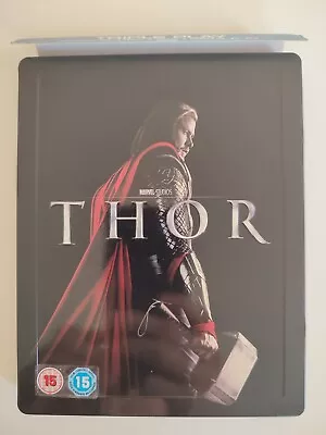 Thor Steelbook Blu Ray & DVD UK HMV Limited Triple Play Edition (sent In Box) • £34.95