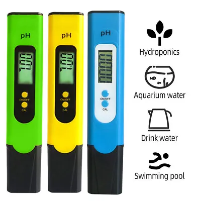 £11.53 • Buy Digital Electric PH Meter LCD Tester Hydroponics Aquarium Water Test Pen UK