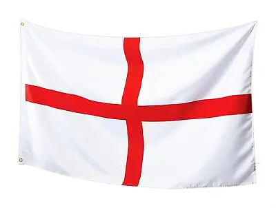 England St George Flag 5 Feet X 3 Feet Eyelets Saint George National 5ft X 3ft • £4.99