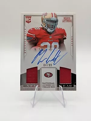 Marcus Lattimore 2013 Panini National Treasures Auto Swatch RPA SP /99 RC #23 • $15.75